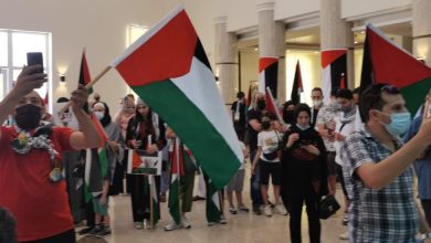 تضامن في سفارة فلسطين بمسقط