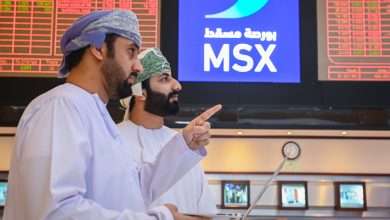 مؤشر بورصة مسقط يغلق مرتفعًا 0.74 بالمائة